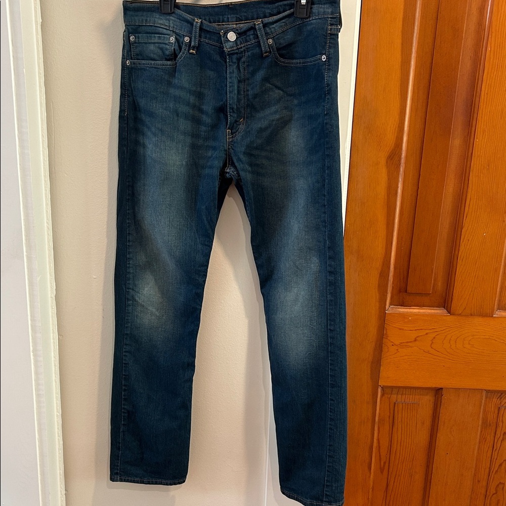 Levi's Dark Indigo Straight Jeans
